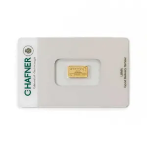 1 g Goldbarren (geprägt) – C. Hafner