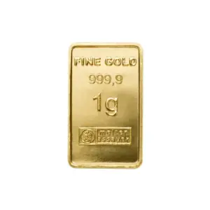 1 g Goldbarren (geprägt) Heimerle + Meule
