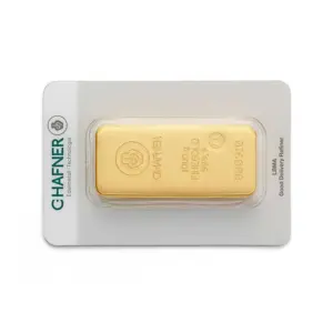 1 kg Goldbarren (gegossen) – C. Hafner
