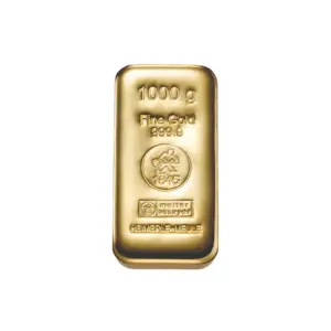 1 kg Goldbarren (gegossen) – Heimerle + Meule