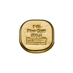 1 oz Goldbarren (gegossen) – Heimerle + Meule