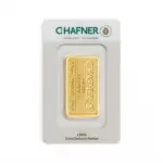 1 oz Goldbarren (geprägt) – C. Hafner