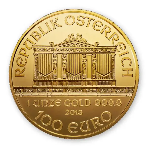1 oz Wiener Philharmoniker Goldmünze 2013