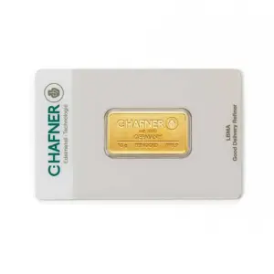 10 g Goldbarren (geprägt) – C. Hafner
