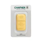 100 g Goldbarren (gegossen) – C. Hafner