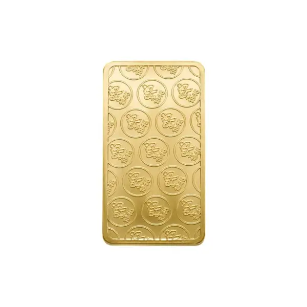 100 g Goldbarren (geprägt) – Heimerle + Meule