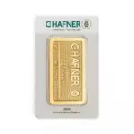 100 g Goldbarren (geprägt) – C. Hafner