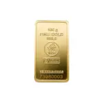 100 g Goldbarren (geprägt) – Heimerle + Meule