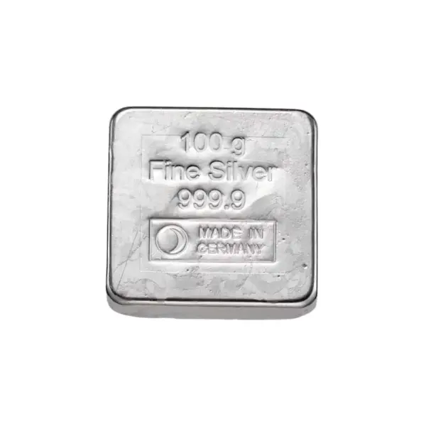 100 g Silberbarren (gegossen) – Heimerle + Meule