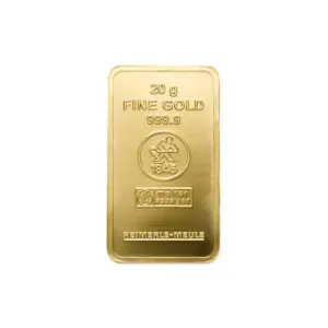 20 g Goldbarren (geprägt) – Heimerle + Meule