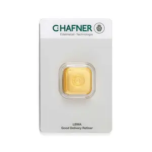 50 g Goldbarren (gegossen) – C. Hafner
