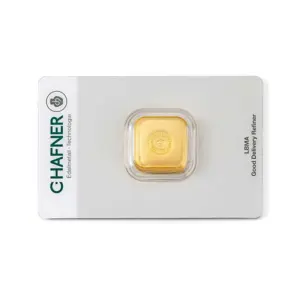 50 g Goldbarren (gegossen) – C. Hafner