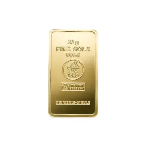 50 g Goldbarren (geprägt) – Heimerle + Meule