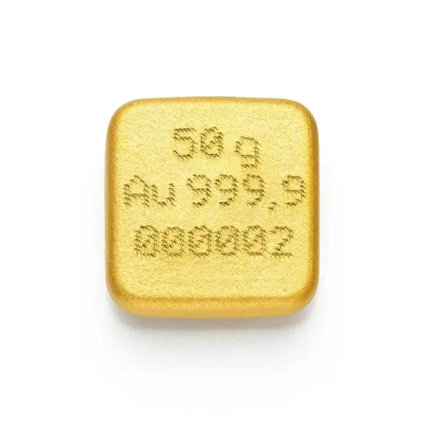 50 g Goldbarren (gegossen) – C. Hafner