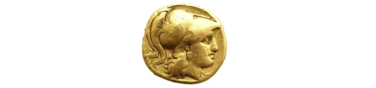 Antike Goldmünze