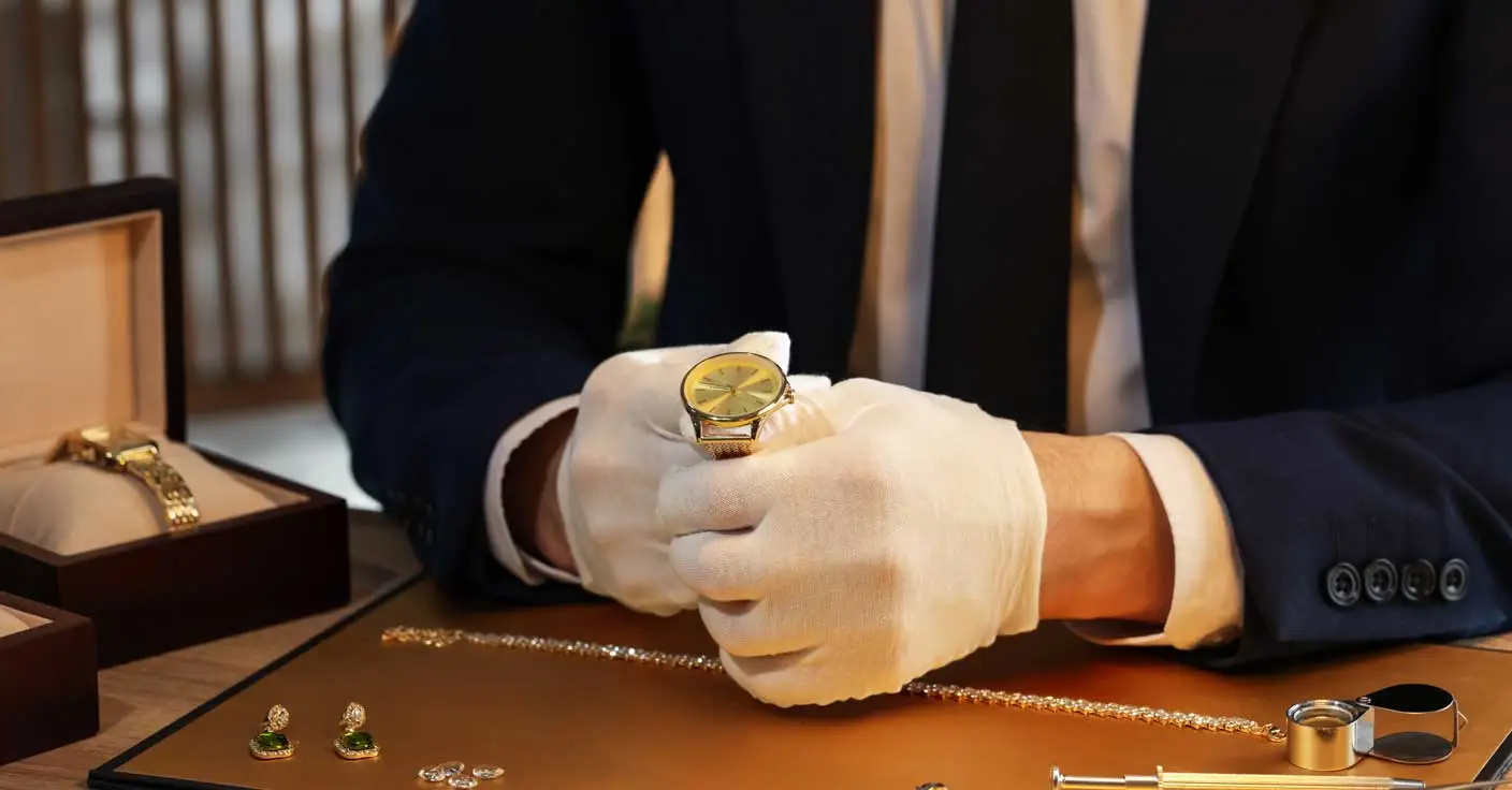 Juwelier Prüft Schmuck