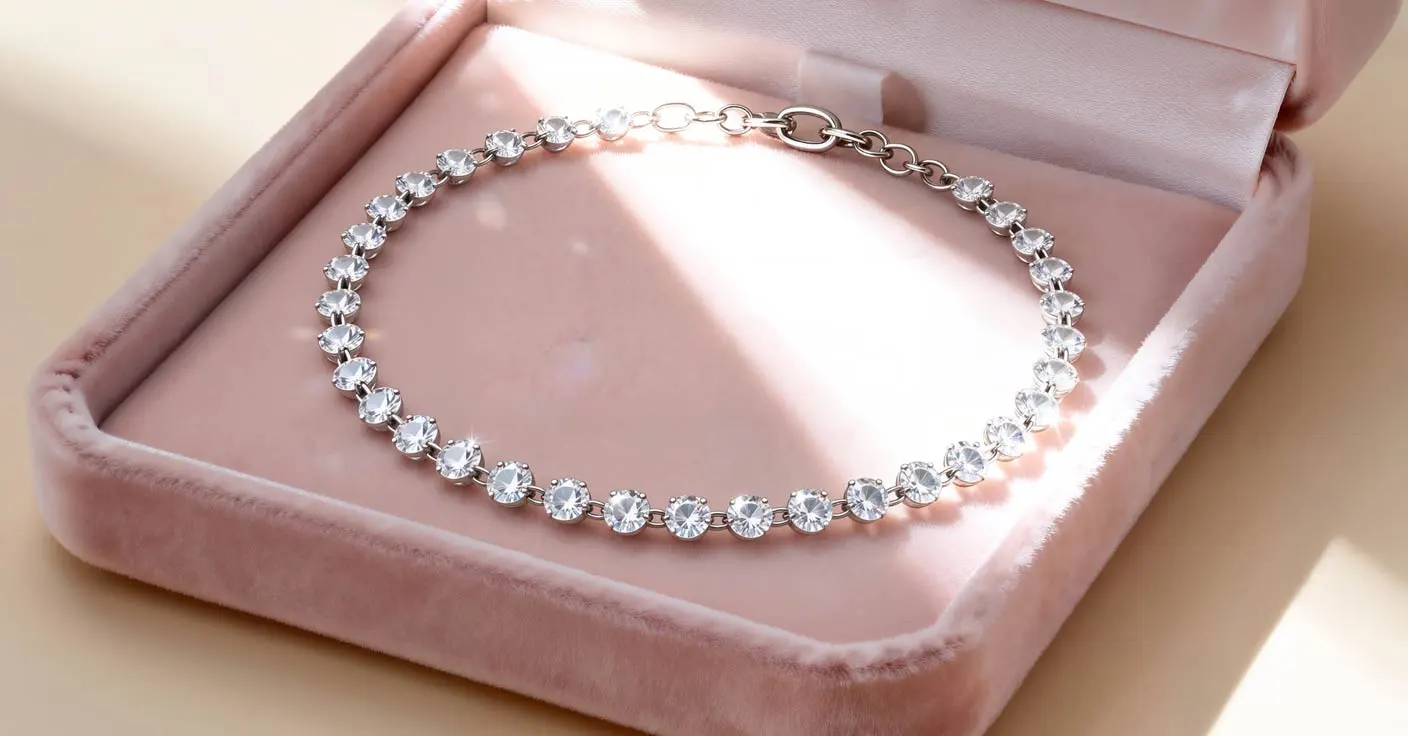 Halskette mit Brillanten